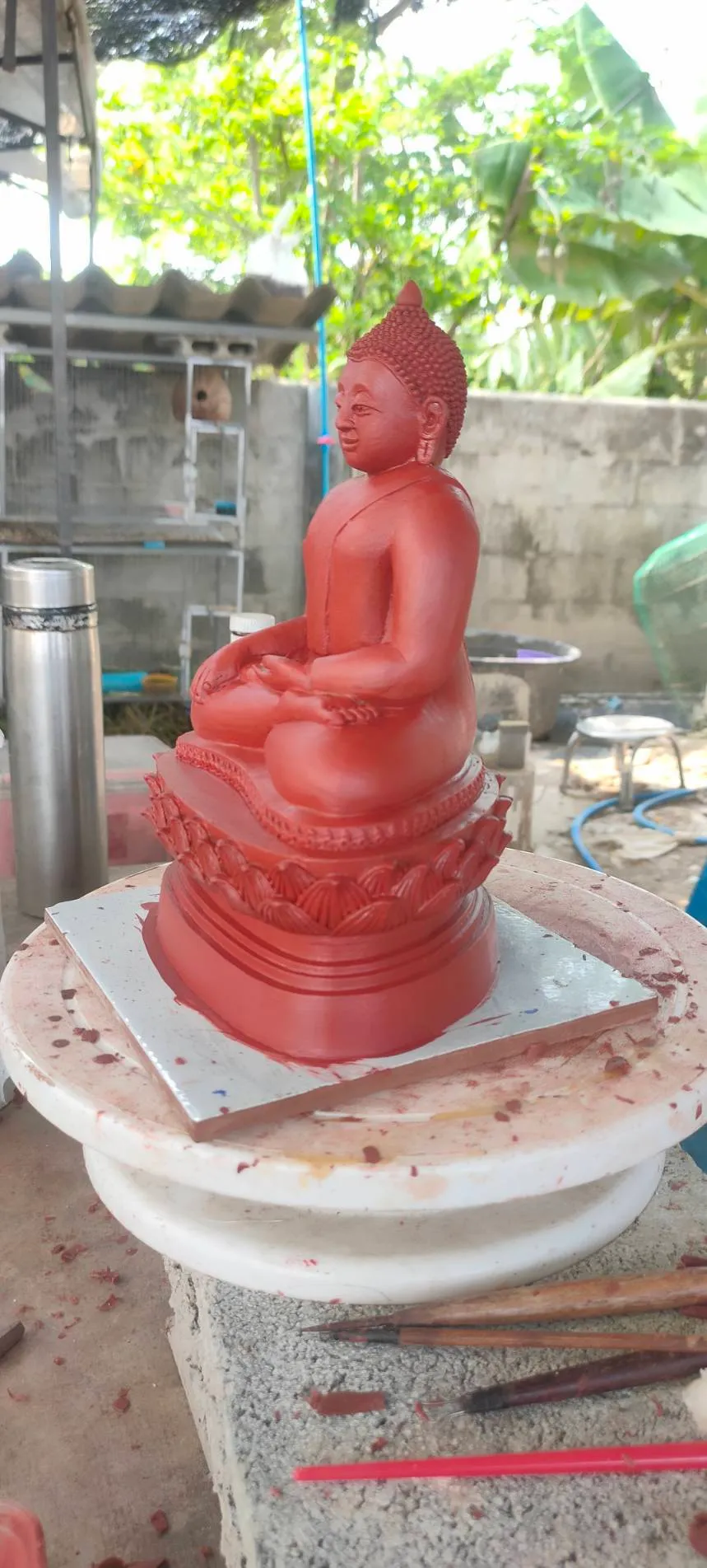 ปั้นขี้ผึ้งพระบูชา #04